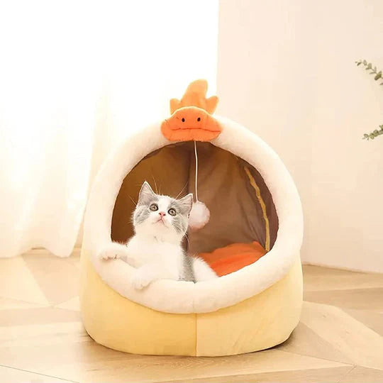 FLUFFY CAT BED – CUTE ANIMAL DESIGNS