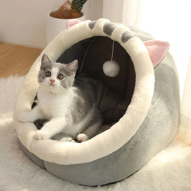 FLUFFY CAT BED – CUTE ANIMAL DESIGNS