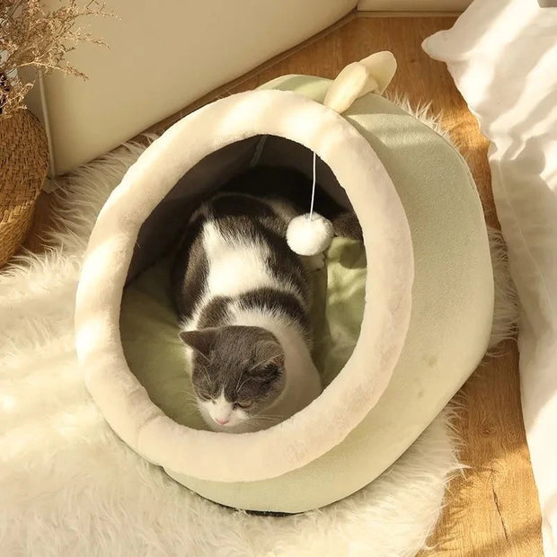 FLUFFY CAT BED – CUTE ANIMAL DESIGNS